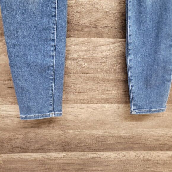 Frame Denim Le Skinny de Jeanne Jeans Distressed Blue Light‎ Wash Womens 25 - Picture 8 of 14